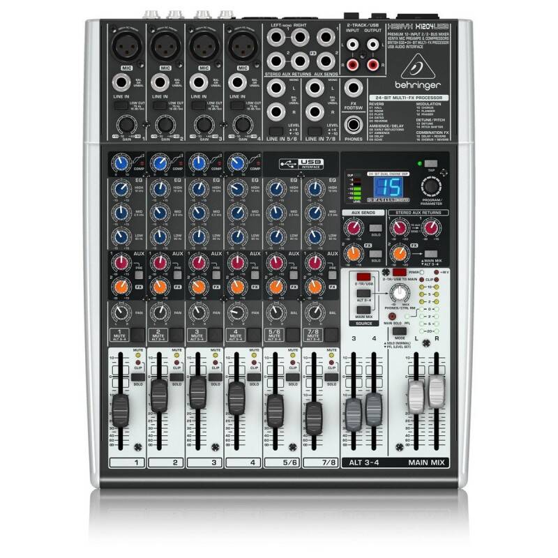 Behringer XENYX X1204USB USB’li 12 Girişli Mikser