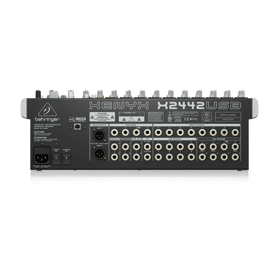 Behringer XENYX X2442USB USB’li 24 Girişli Mikser