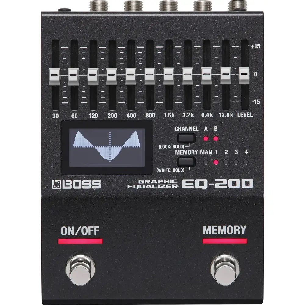 BOSS EQ-200 Programlanabilir Stereo Grafik Ekolayzer