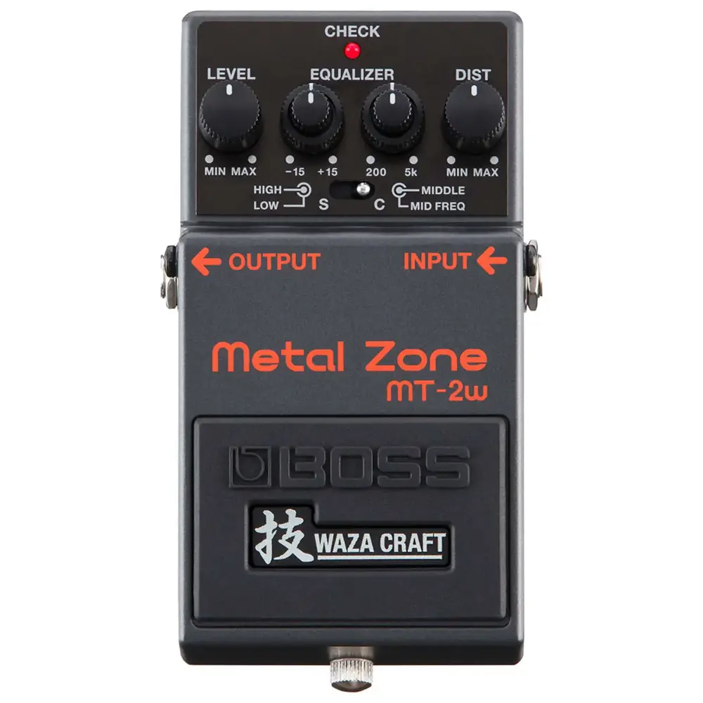 BOSS MT-2W Waza Metal Zone Distortion Pedalı