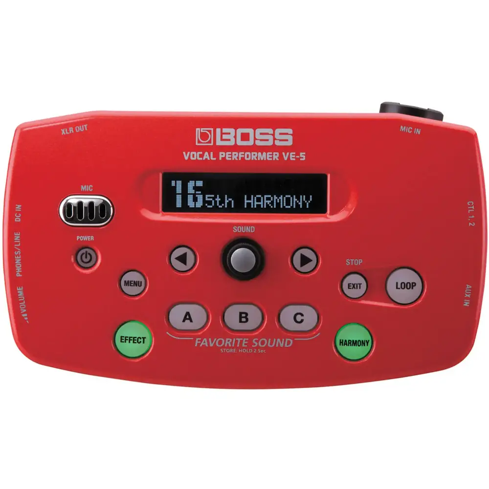 Boss VE-5-RD Vokal Performer Vokal Prosesörü