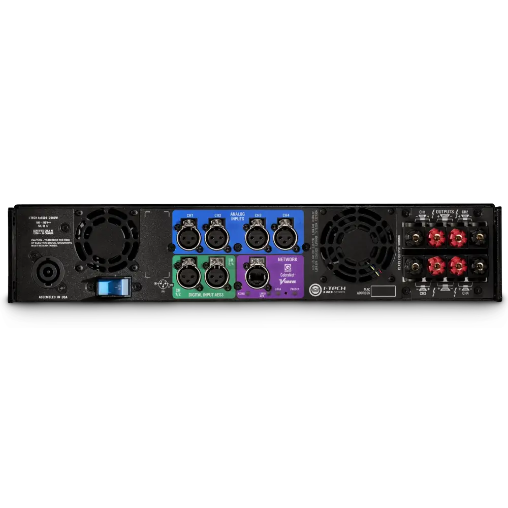 Crown IT4X3500HDS 2 Kanal DSP'li Amfi