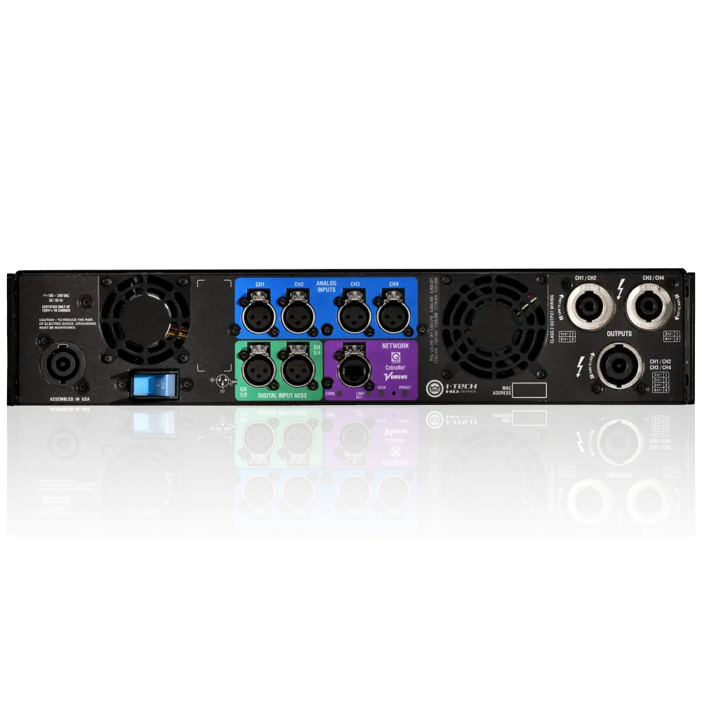 Crown IT4X3500HDS 2 Kanal DSP'li Amfi