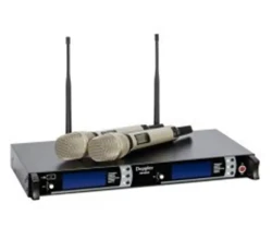 Doppler - Doppler DM-802H GOLD Kablosuz Çift El Mikrofon Seti