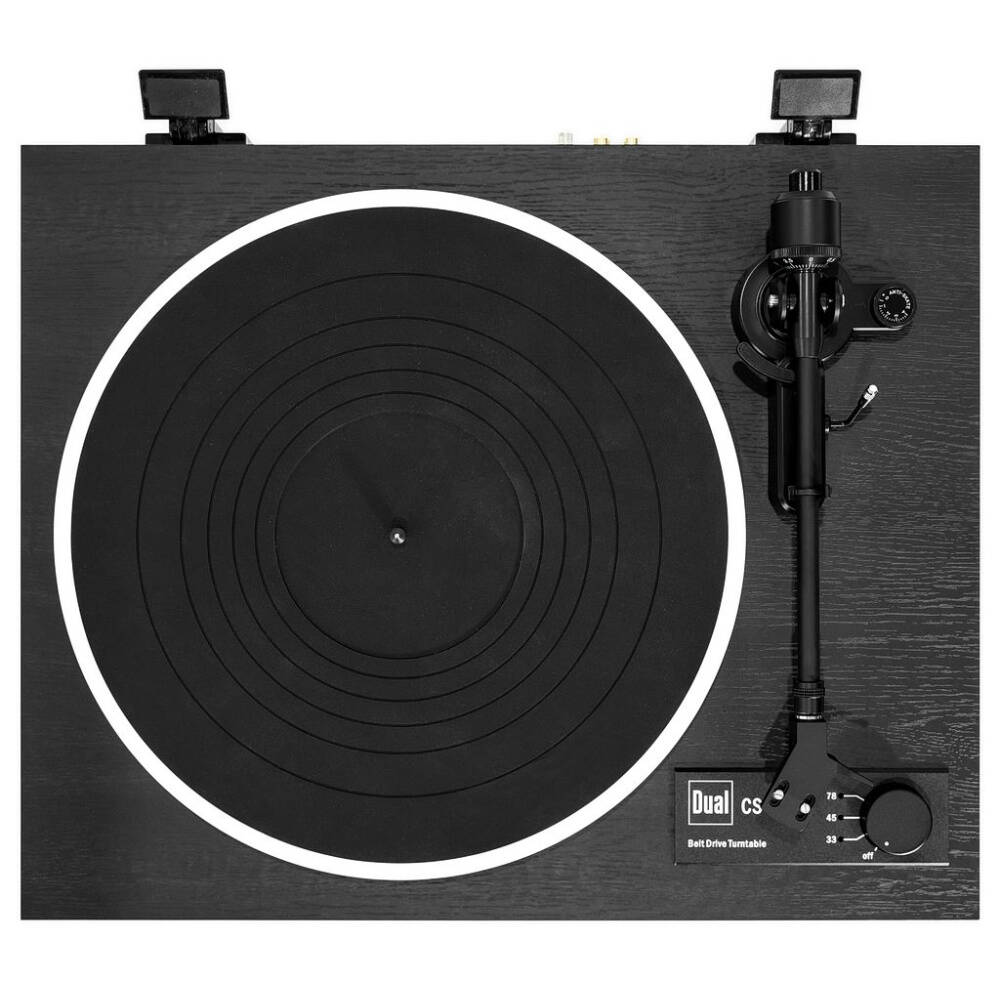 Dual CS 418 Manuel Belt-Drive Pikap (Siyah Ahşap)