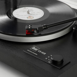 Dual CS 418 Manuel Belt-Drive Pikap (Siyah Ahşap) - Thumbnail