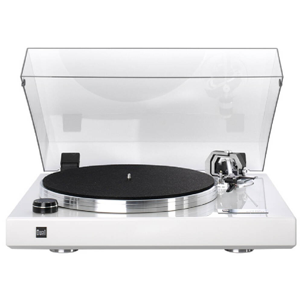 Dual CS 600 Turntable Piano White Manuel Pikap