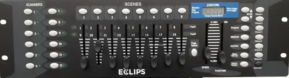 Eclips Club-12 192 Kanal DMX Işık Masası