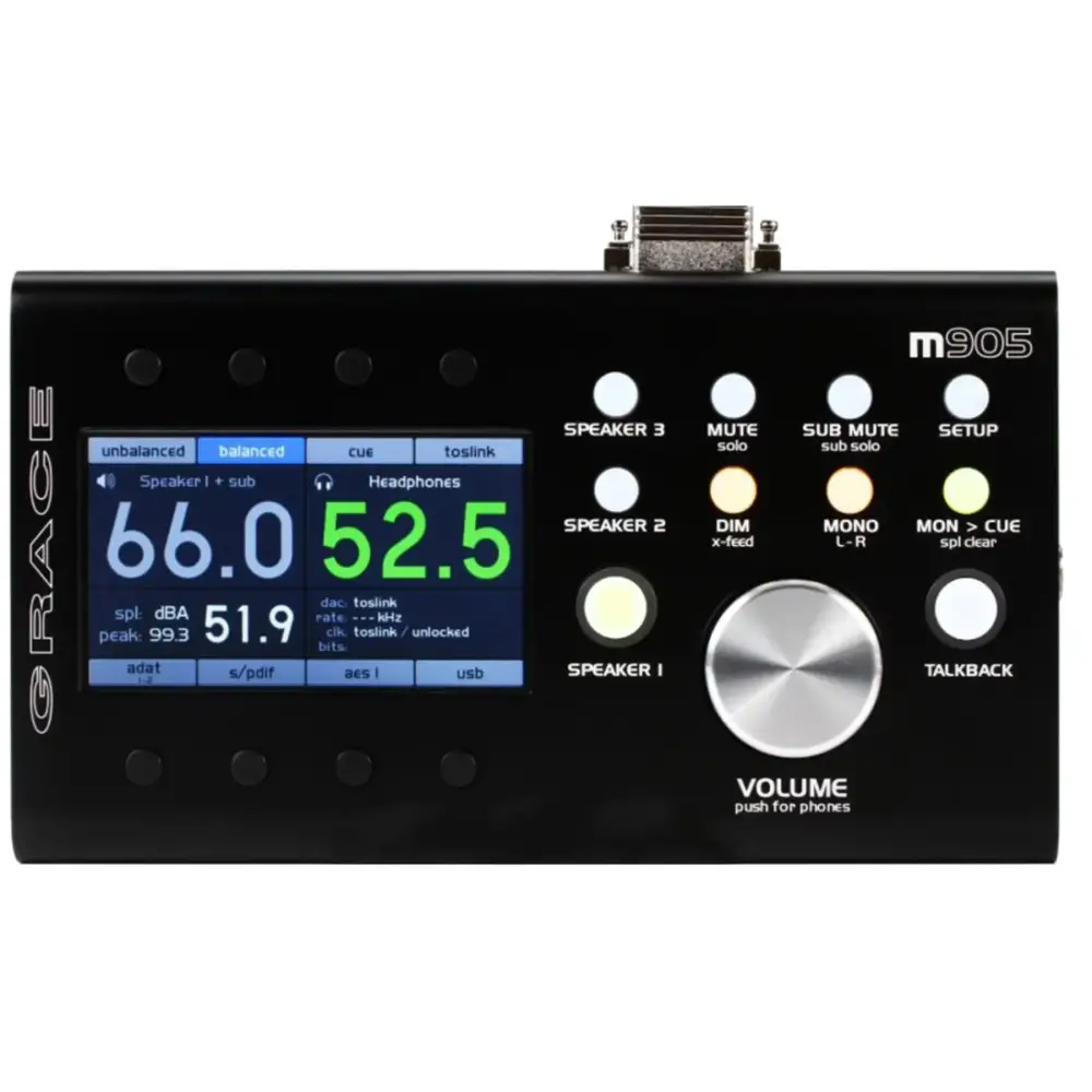 Grace Design M905 Analog Black Monitör Kontrol Ünitesi