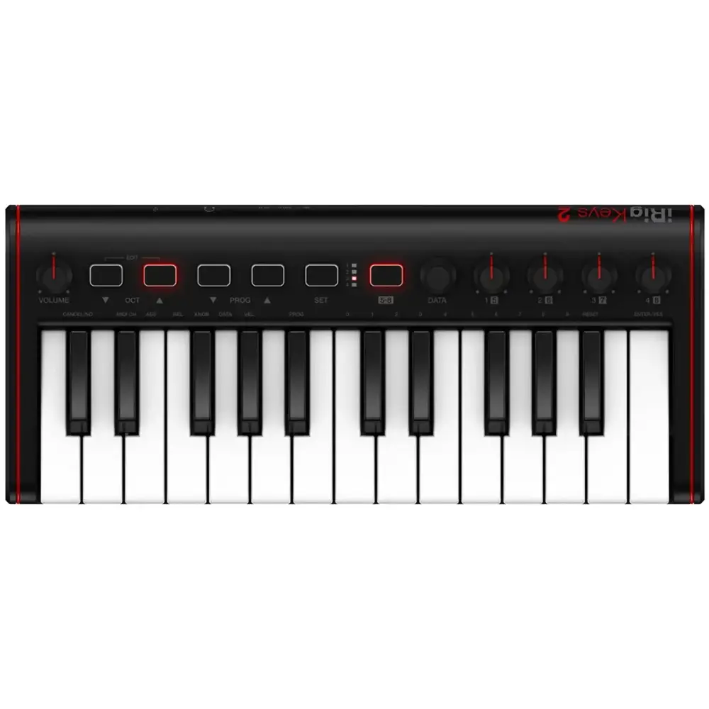 IK Multimedia iRig Keys 2 Mini 25 Tuş Midi Klavye (Mobil/PC)