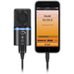 IK Multimedia iRig Mic Studio Stüdyo Mikrofonu (Mobil / PC) - Thumbnail