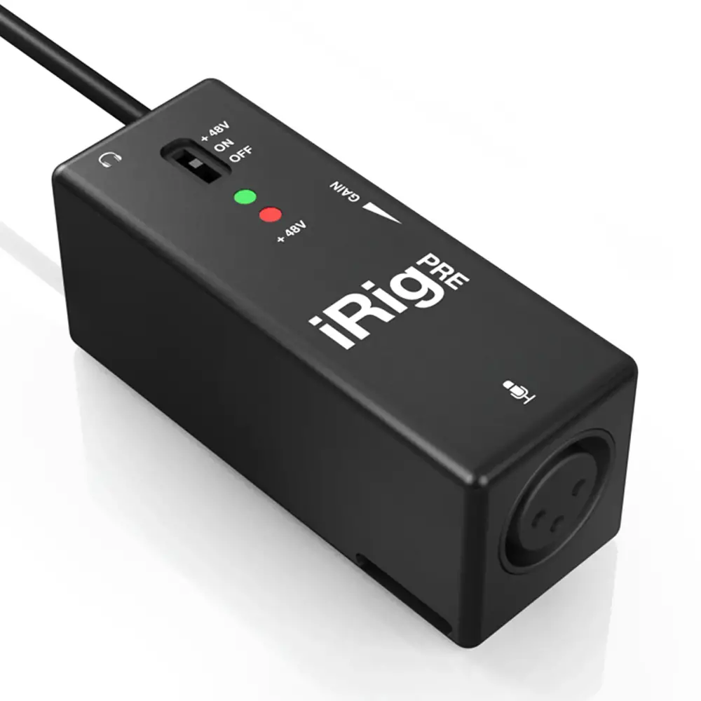 IK Multimedia iRig Pre Mobil Mikrofon Preamp / Ses Kartı