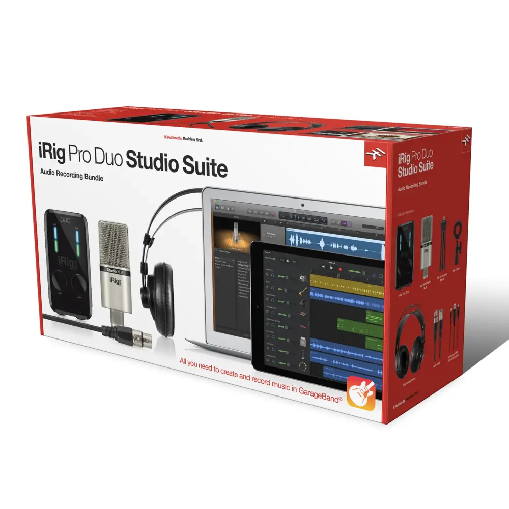 IK Multimedia iRig Pro Duo Studio Mobil Kayıt Paketi