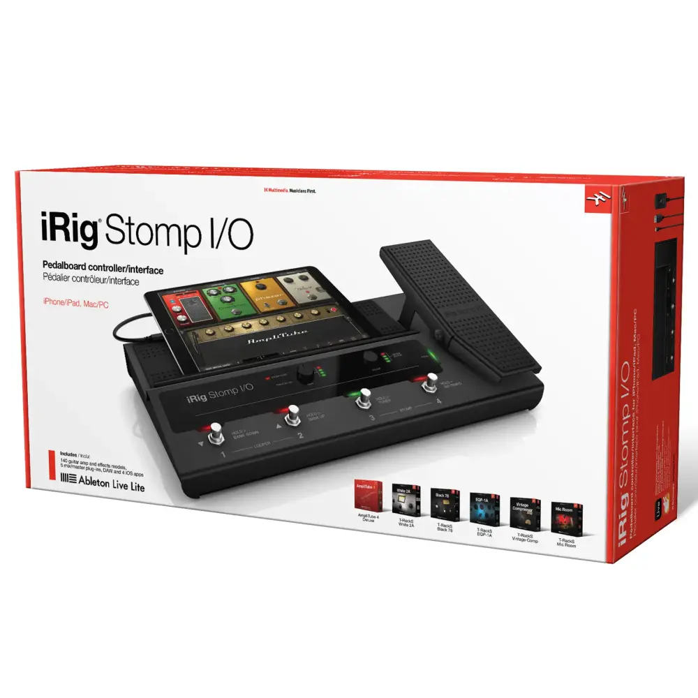 IK Multimedia iRig Stomp I/O Ses Gitar Pedalı