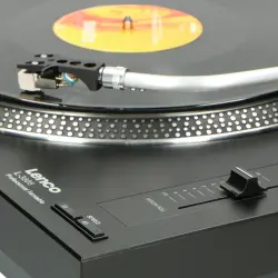 Lenco L-3808BK Direct Drive Turntable - Thumbnail