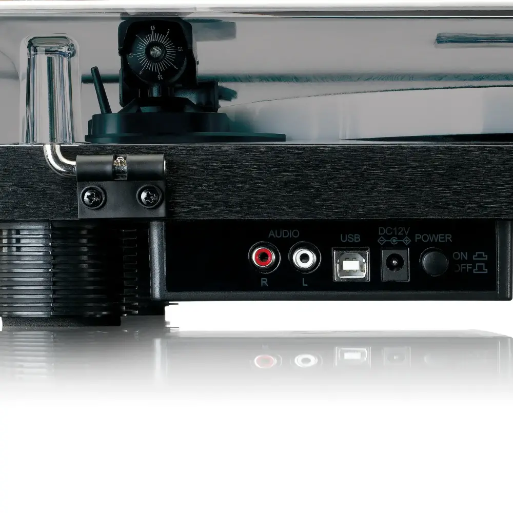 Lenco LS-50LEDBK Dahili Hoparlörlü Pikap 