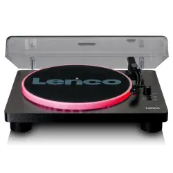 Lenco LS-50LEDBK Dahili Hoparlörlü Pikap - Thumbnail