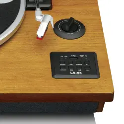 Lenco LS-55WA Bluetoothlu ve Hoparlörlü Pikap - Thumbnail