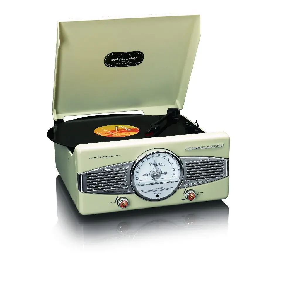 Lenco TT-27CR Dahili Hoparlörlü Retro Pikap