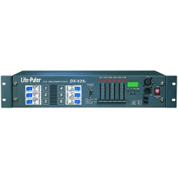 Lite-Putter - Lite-Putter DX-626 DMX 5 Pin 6x20 Amper Dimmer