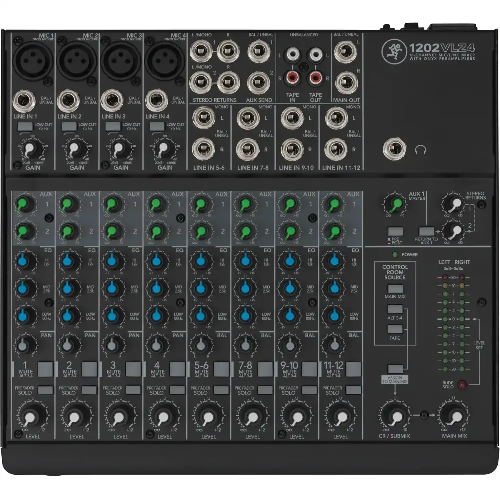 Mackie 1202VLZ4 12 Kanal Analog Mikser