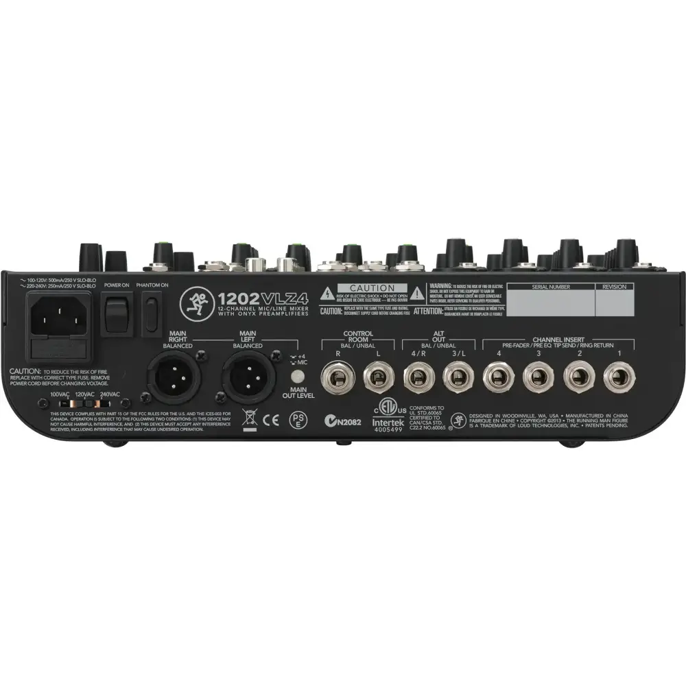 Mackie 1202VLZ4 12 Kanal Analog Mikser