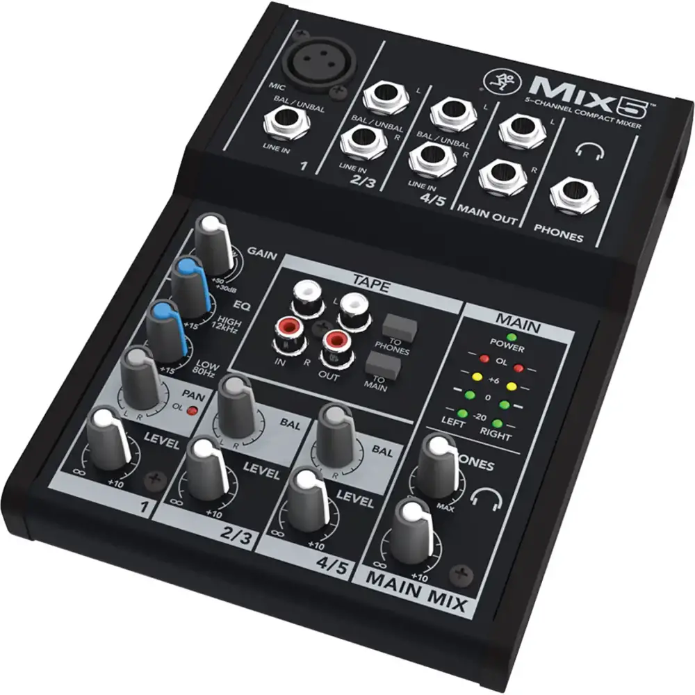 Mackie MIX5 5 Kanal Analog Mikser