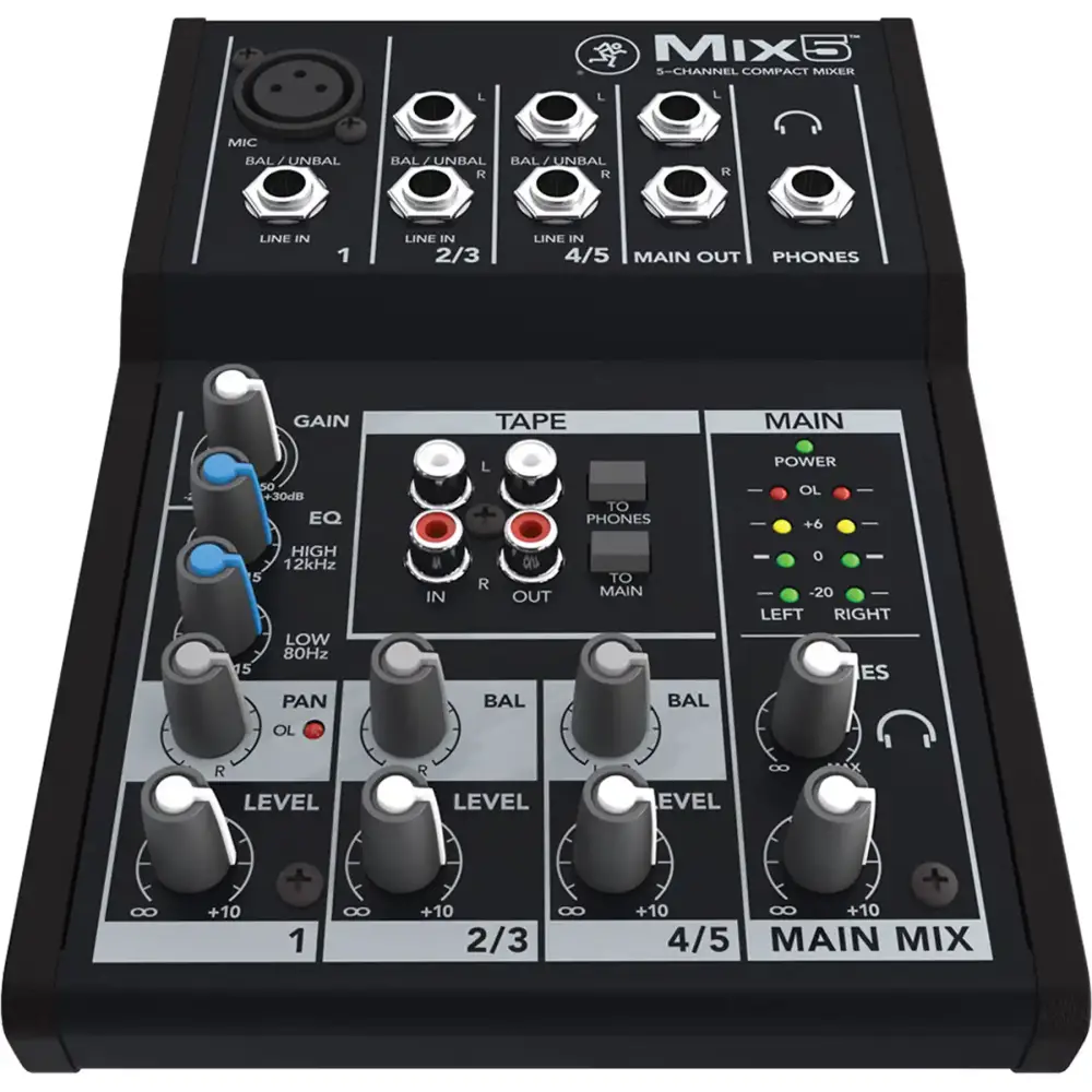 Mackie MIX5 5 Kanal Analog Mikser
