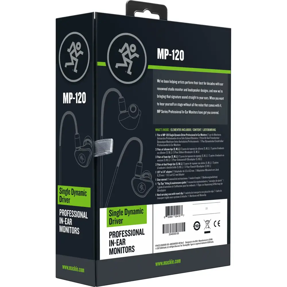 Mackie MP 120 Kulak içi Kulaklık