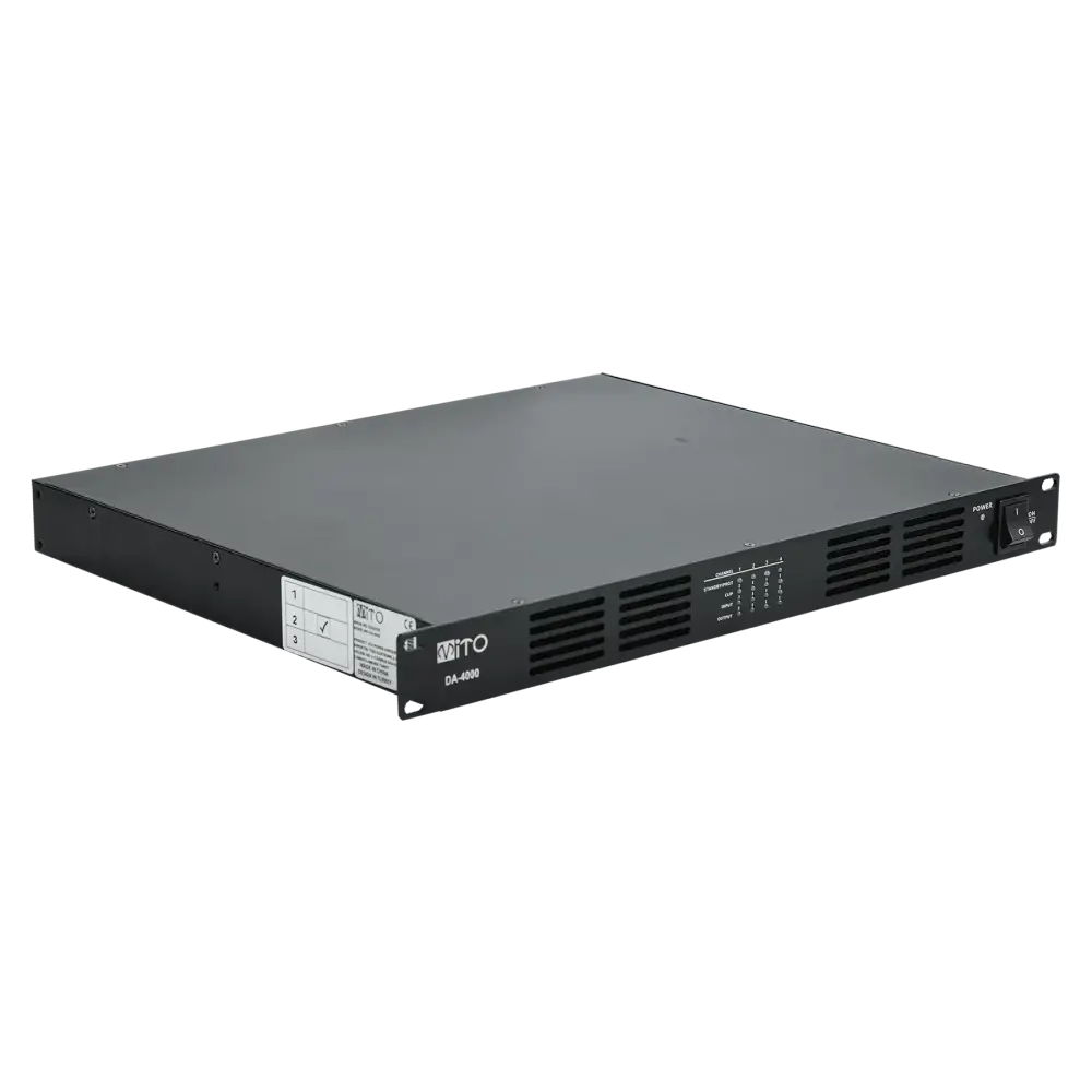 MITO DA 4000 4 Kanallı Dijital Amfi 100V & 4x500W