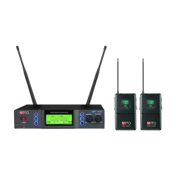 MITO - MITO WM-1002 BB Kablosuz Çift Yaka Mikrofonu