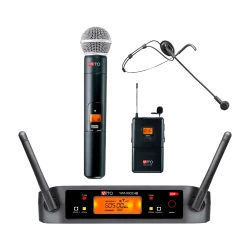 MITO - MITO WM-9002 HB Kablosuz El ve Yaka Mikrofon seti