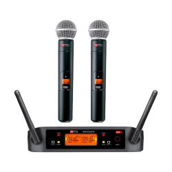 MITO - MITO WM-9002 HH Kablosuz Çift el Mikrofon Seti