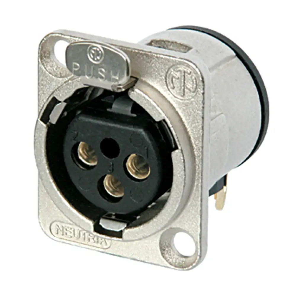 Neutrik NC3FD-H Şase Tip Dişi XLR Connector