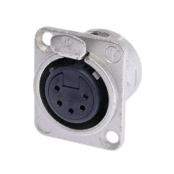 Neutrik - Neutrik NC5FD-L-1 Şase Tip 5 Pin Dişi XLR Connector