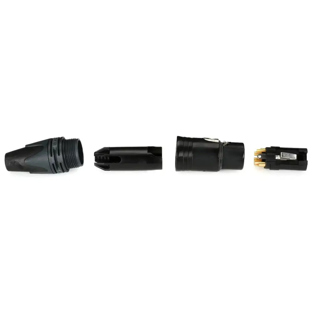 Neutrik NC5FXX-B Siyah Dişi 5 Pin XLR Connector