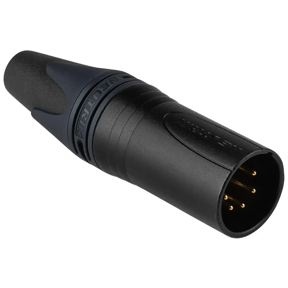 Neutrik NC5MXX-B Siyah Erkek 5 Pin XLR Connector