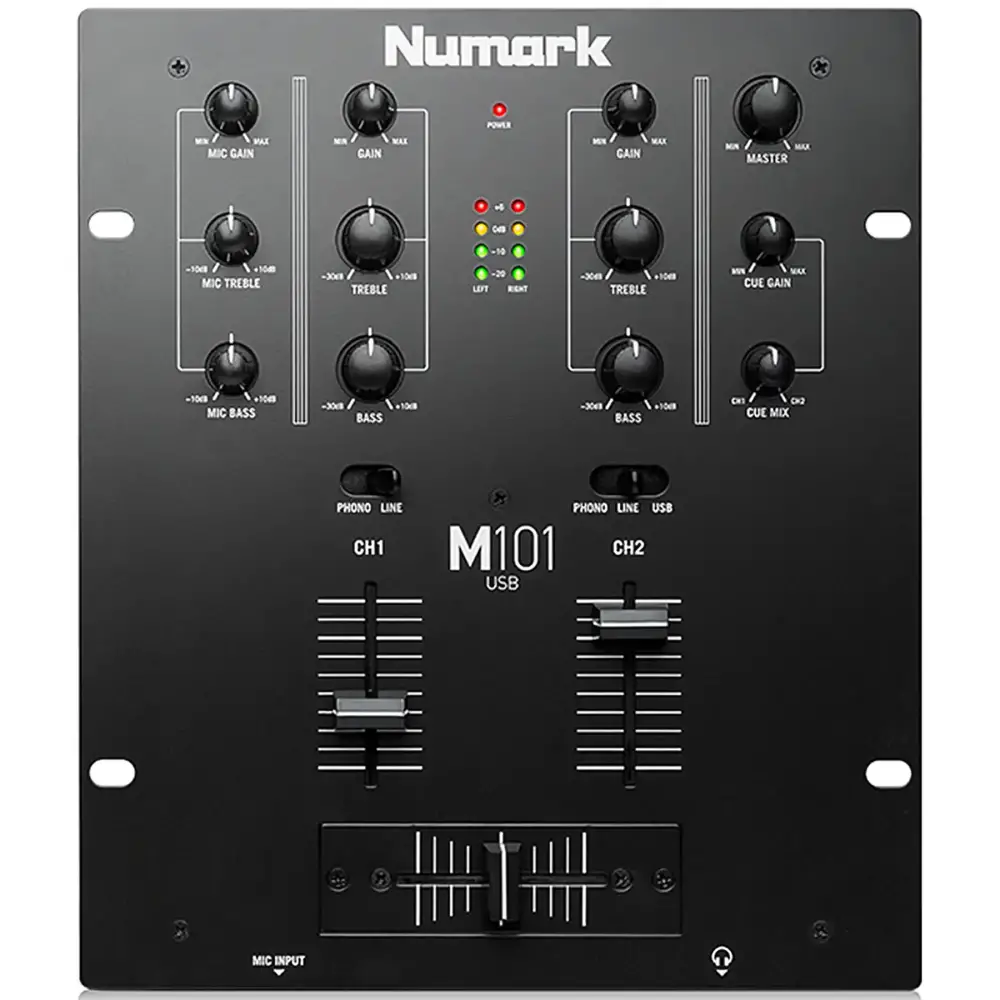 Numark M101USB 2 Kanal USB DJ Mikser
