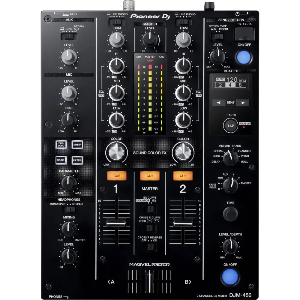 Pioneer DJ DJM-450 2 Kanal DJ Mikser