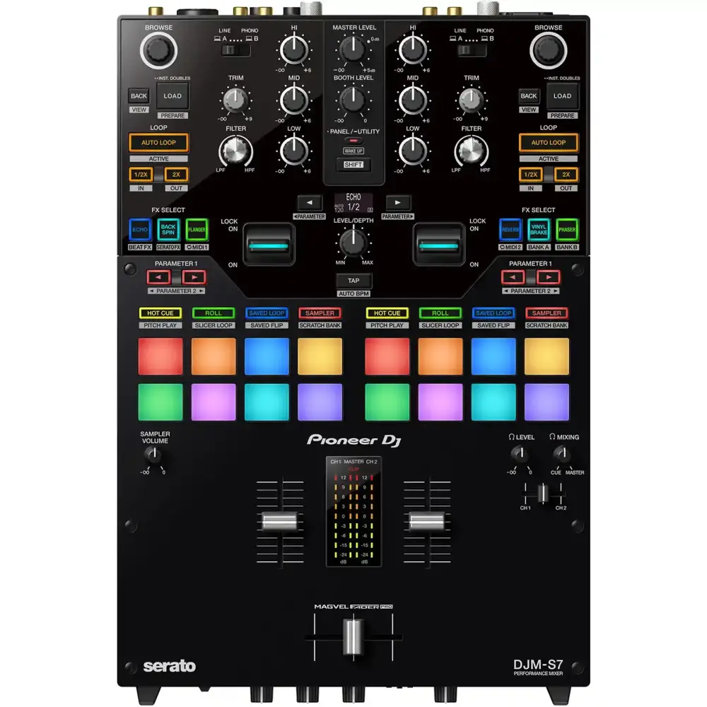 Pioneer DJ DJM-S7 2 Kanal DJ Scratch Mikser