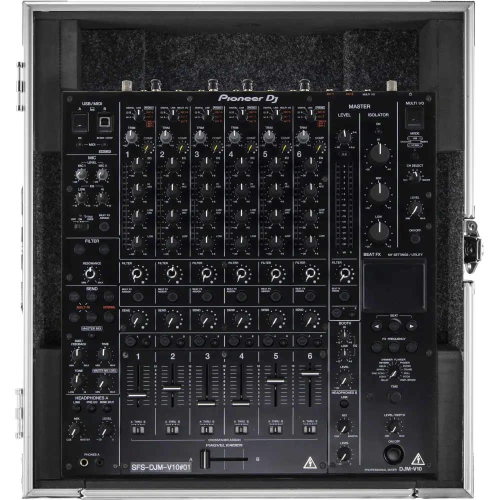 Pioneer DJ DJM-V10LF için Hardcase (Taşıma Çantası)