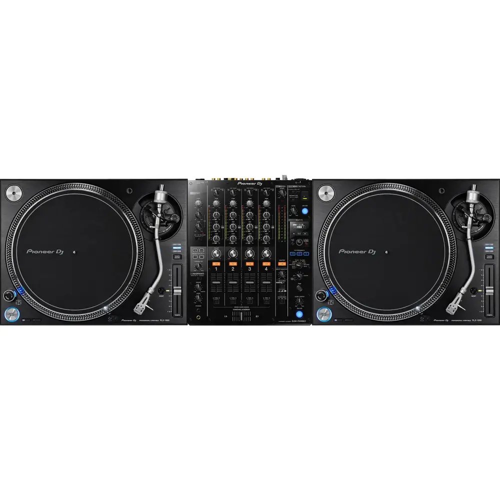 Pioneer DJ PLX-1000 ve DJM-750MK2 Turntable DJ Setup,