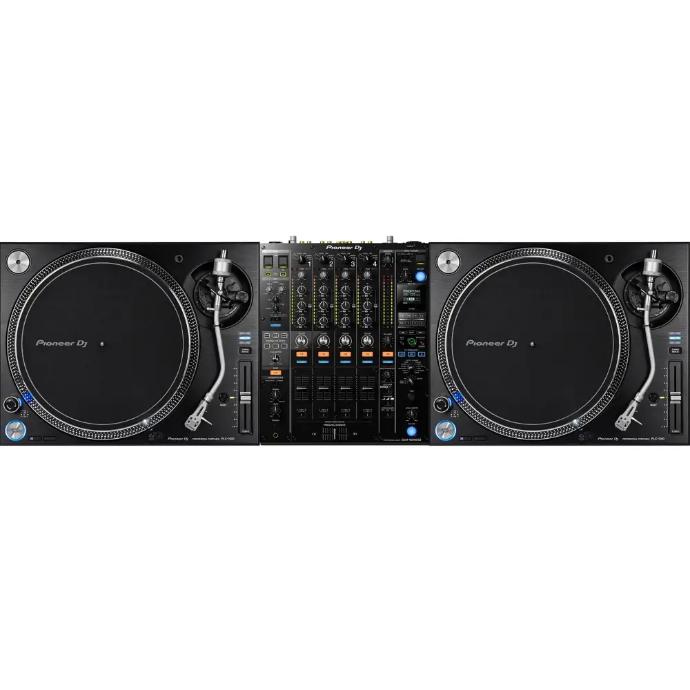 Pioneer DJ PLX-1000 ve DJM-900NXS2 Turntable DJ Setup