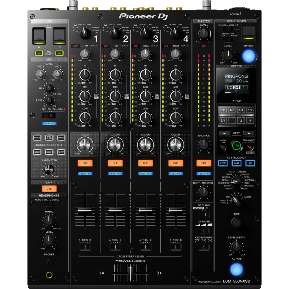 Pioneer DJ PLX-1000 ve DJM-900NXS2 Turntable DJ Setup