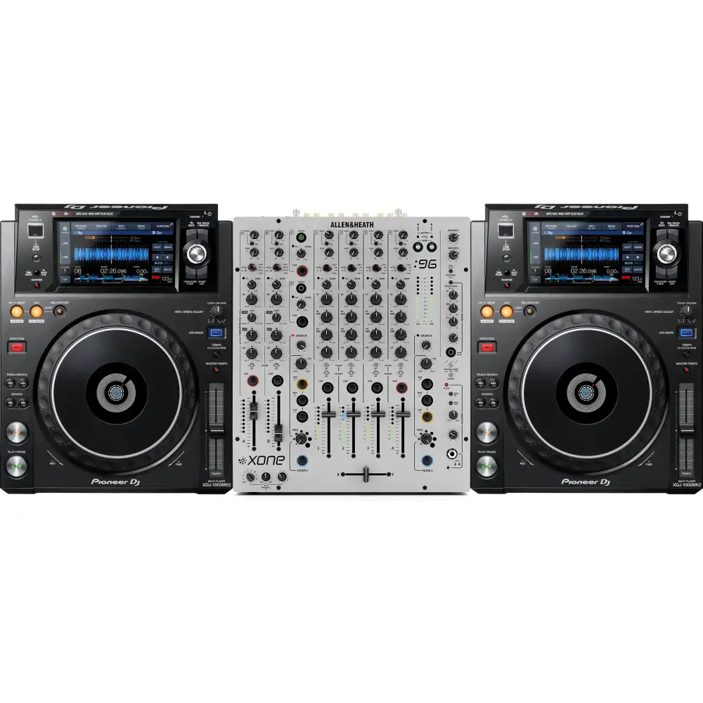 Pioneer DJ XDJ-1000 MK2 ve XONE 96 DJ Setup