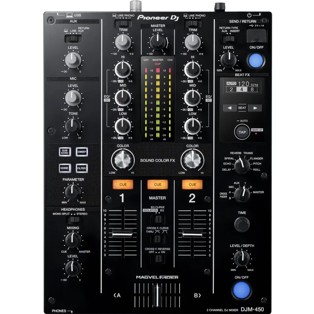 Pioneer DJ XDJ-700 ve DJM-450 DJ Setup