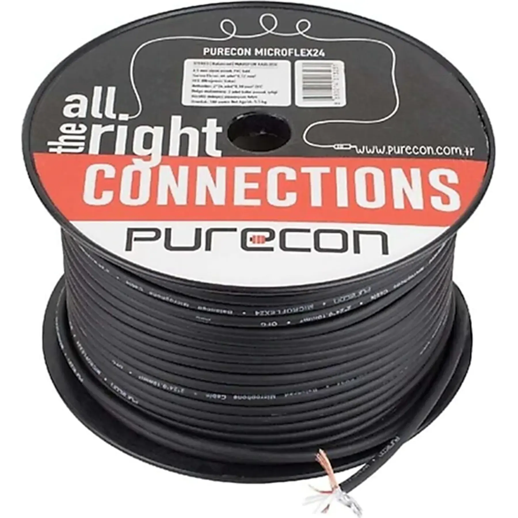 Purecon Microflex24 Mikrofon Kablosu (Balanced) 100m - Thumbnail