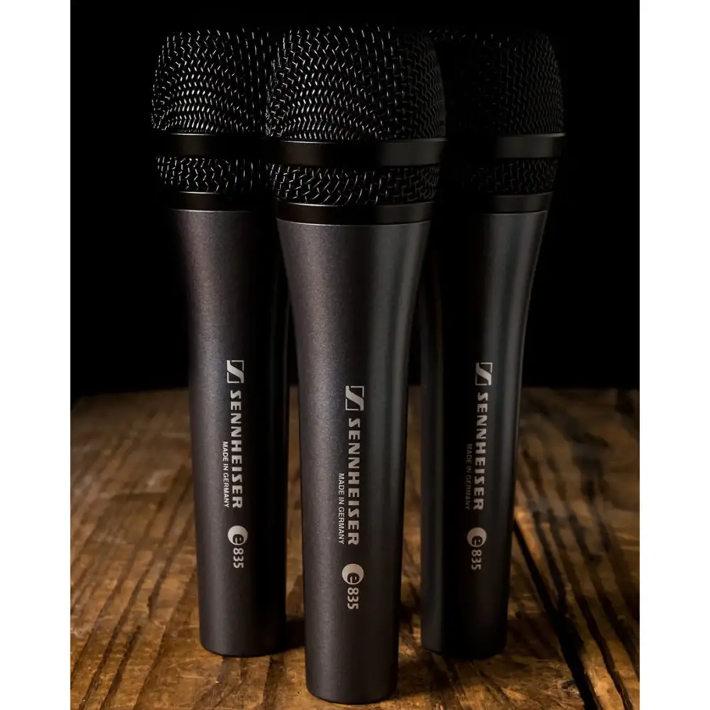 Sennheiser 3PACK e835 3'lü Vokal Mikrofon Seti