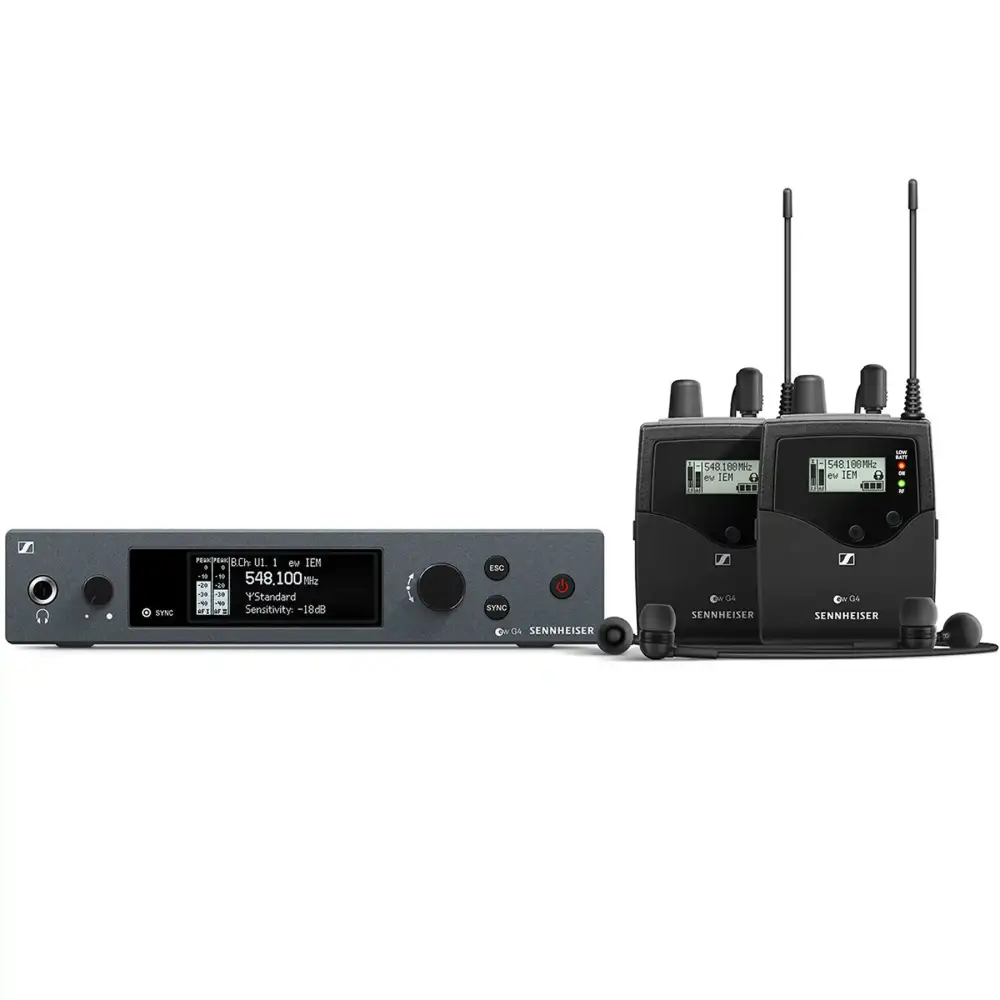 Sennheiser ew IEM G4 TWIN 2'li Kablosuz Monitör Sistemi