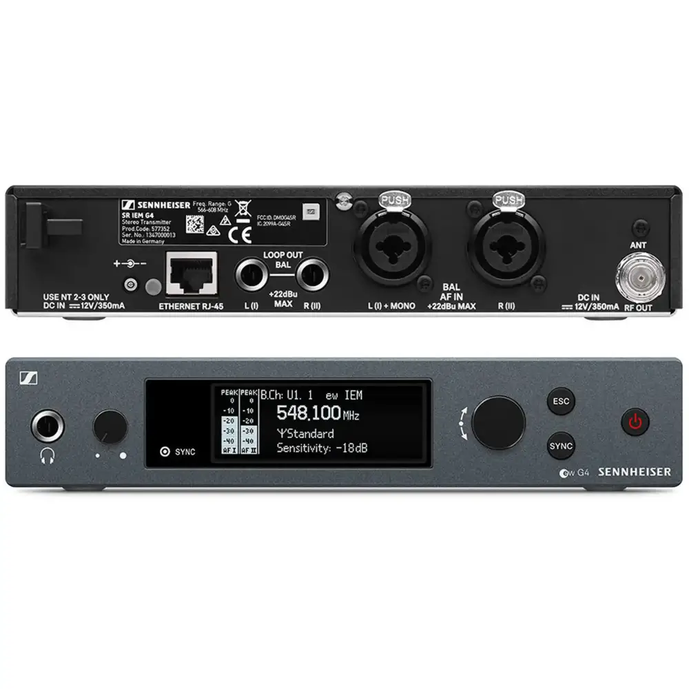 Sennheiser ew IEM G4 TWIN 2'li Kablosuz Monitör Sistemi